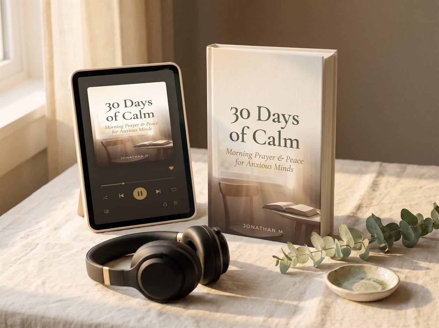 30 Days of Calm — the book, audiobook, and album together