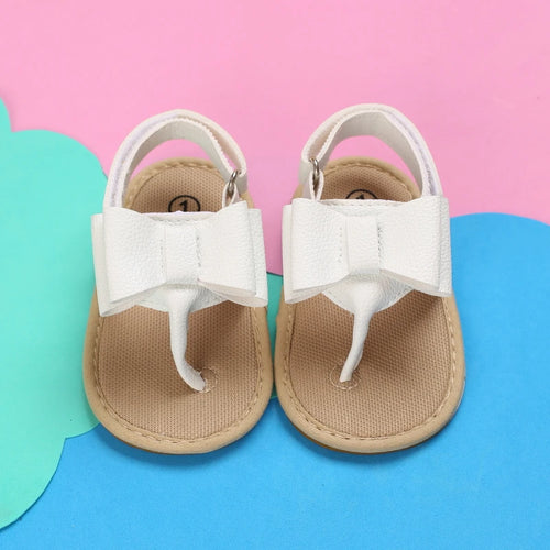2023 New Big Bow 0-18 Month Baby Princess Shoes Sandal Breathable And Comforter Walking Shoes