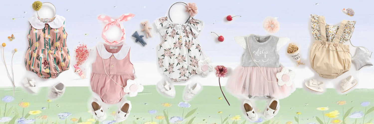 Sanlutoz Summer Cotton Baby Bodysuit Newborn Cute Plaid Clothing for Baby Girls Sleeveless Princess Toddler Infant Bodysuits