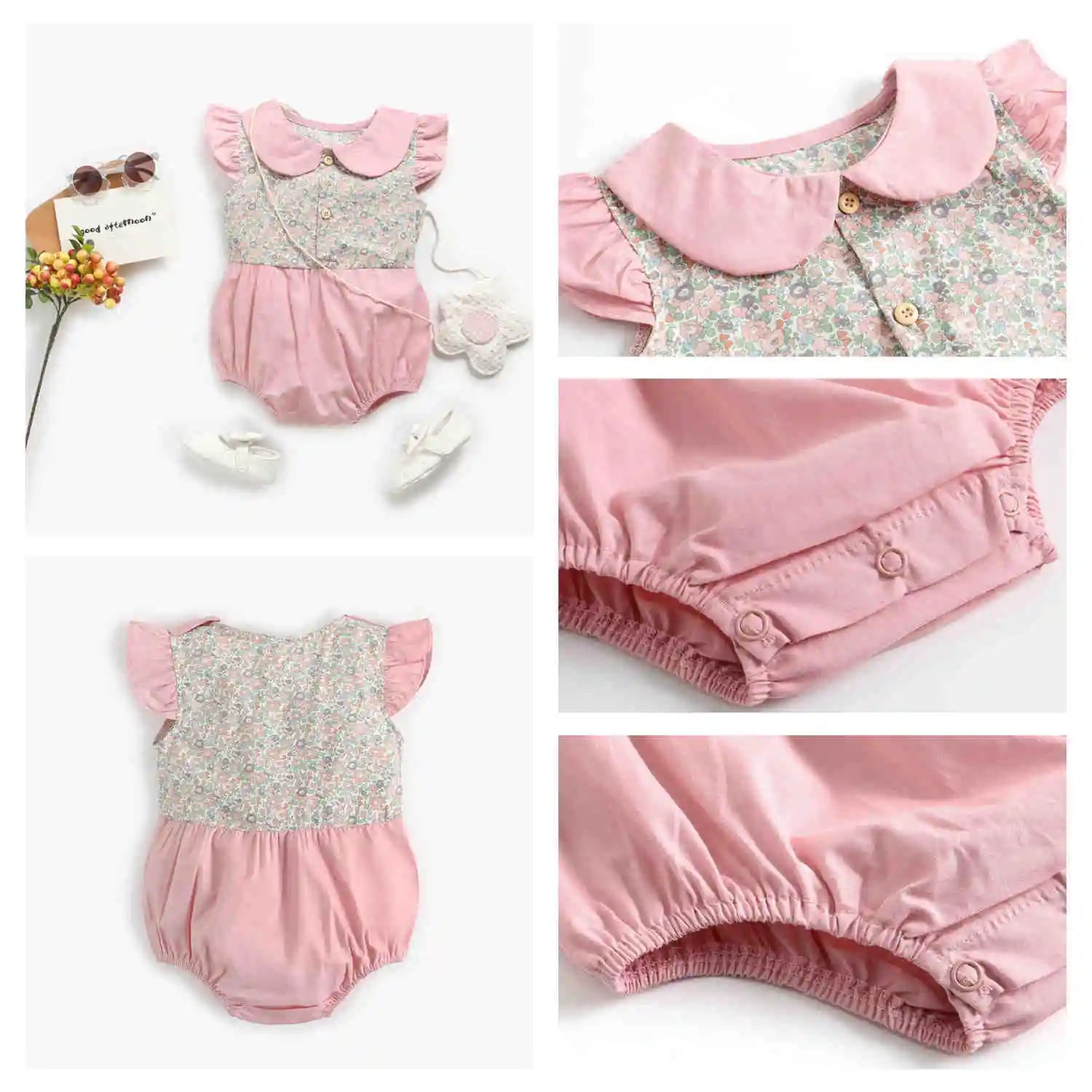 Sanlutoz Summer Cotton Baby Bodysuit Newborn Cute Plaid Clothing for Baby Girls Sleeveless Princess Toddler Infant Bodysuits