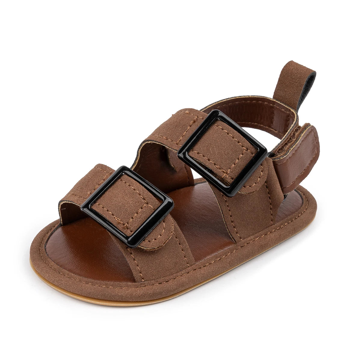 Infant Casual Style Buckle Decoration Beach Baby Sandals Anti-slip Comfortable Soft-soled Baby First Walkers