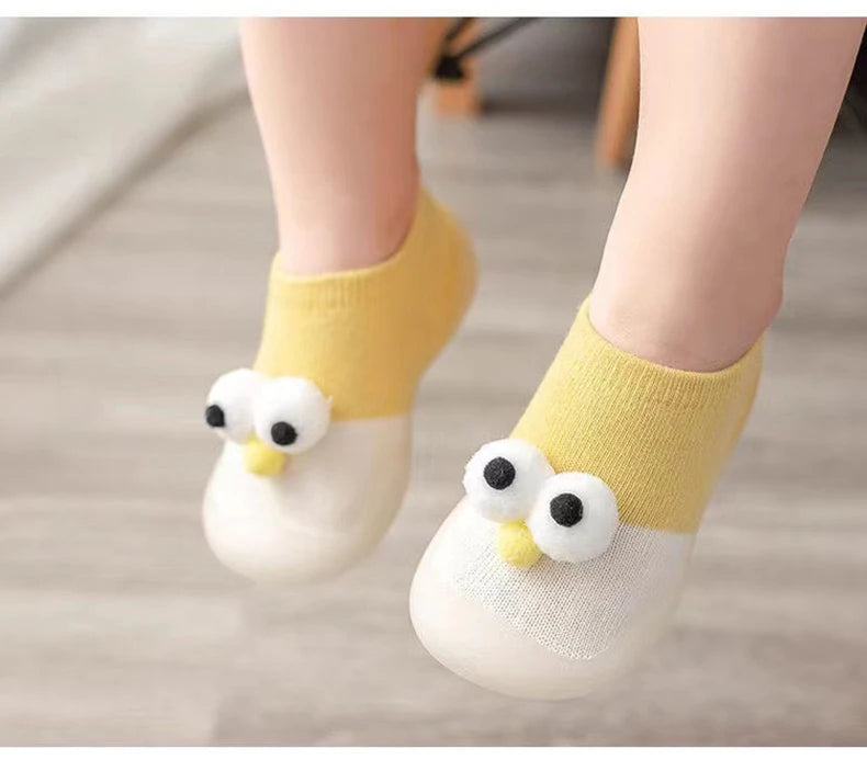 Baby Socks Shoes Infant Color Matching Cute Kids Boys Shoes Doll Soft Soled Child Floor Sneaker BeBe Toddler Girls First Walkers