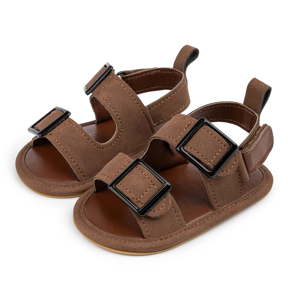 Infant Casual Style Buckle Decoration Beach Baby Sandals Anti-slip Comfortable Soft-soled Baby First Walkers