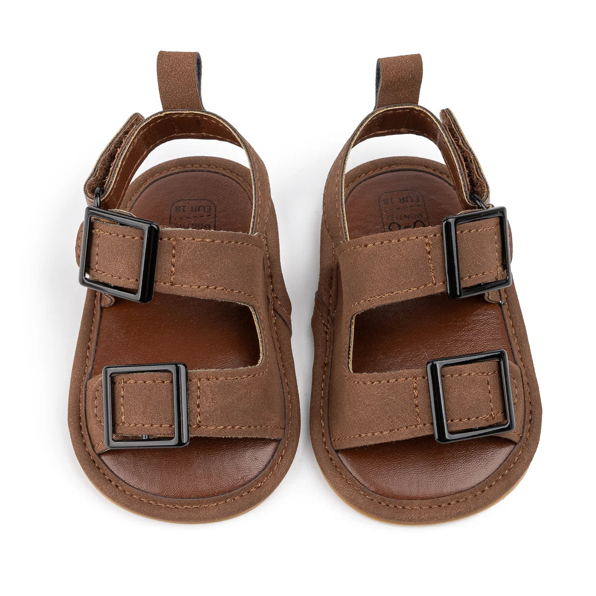 Infant Casual Style Buckle Decoration Beach Baby Sandals Anti-slip Comfortable Soft-soled Baby First Walkers