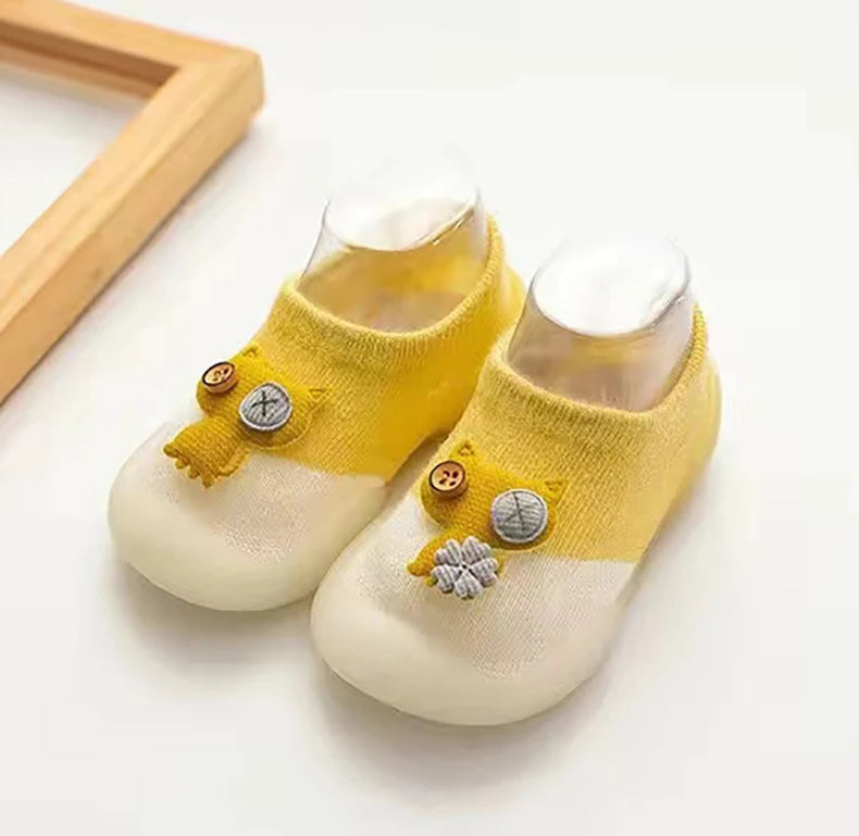Baby Socks Shoes Infant Color Matching Cute Kids Boys Shoes Doll Soft Soled Child Floor Sneaker BeBe Toddler Girls First Walkers