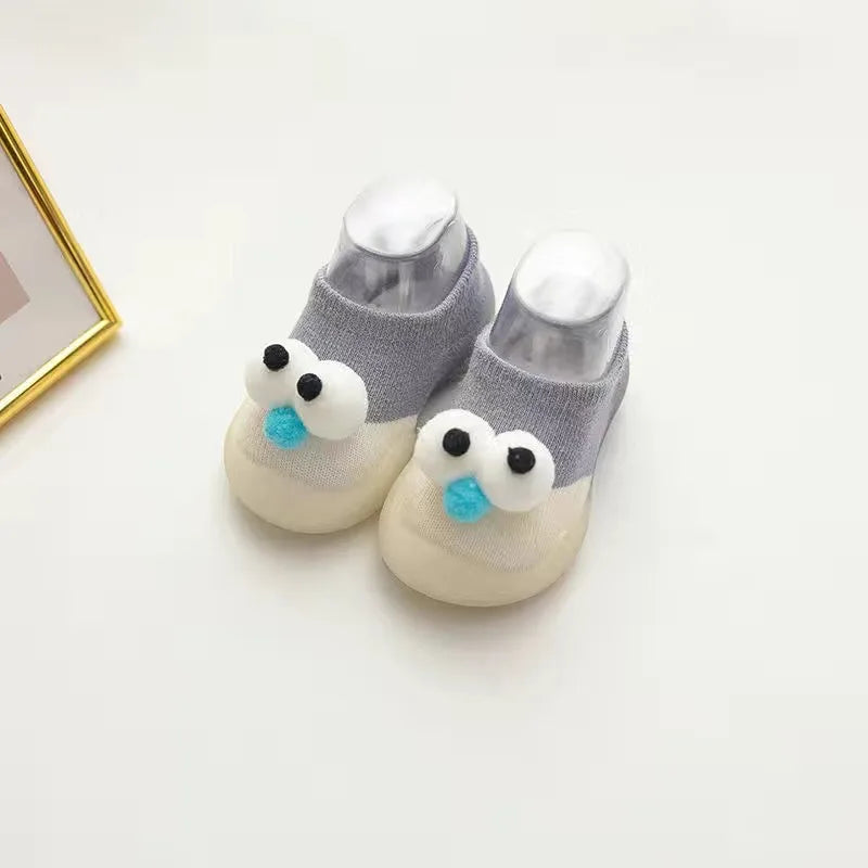 Baby Socks Shoes Infant Color Matching Cute Kids Boys Shoes Doll Soft Soled Child Floor Sneaker BeBe Toddler Girls First Walkers