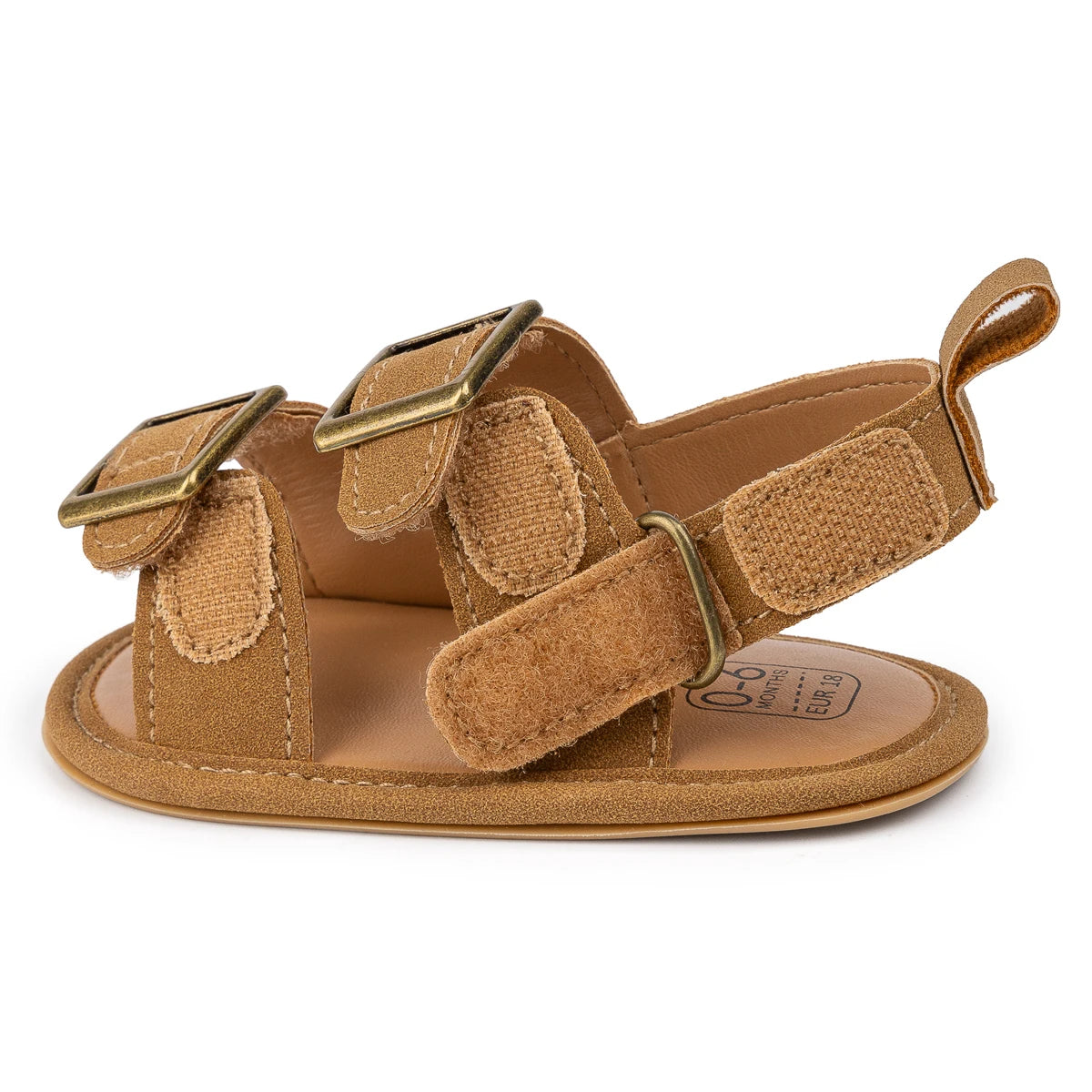 Infant Casual Style Buckle Decoration Beach Baby Sandals Anti-slip Comfortable Soft-soled Baby First Walkers