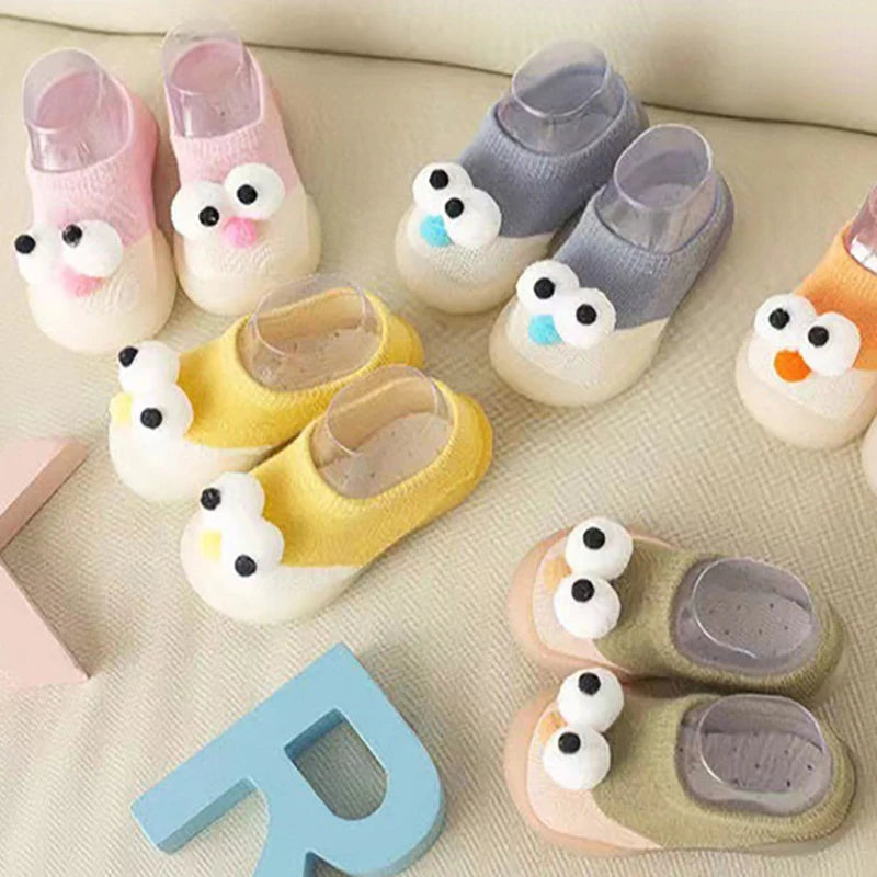 Baby Socks Shoes Infant Color Matching Cute Kids Boys Shoes Doll Soft Soled Child Floor Sneaker BeBe Toddler Girls First Walkers