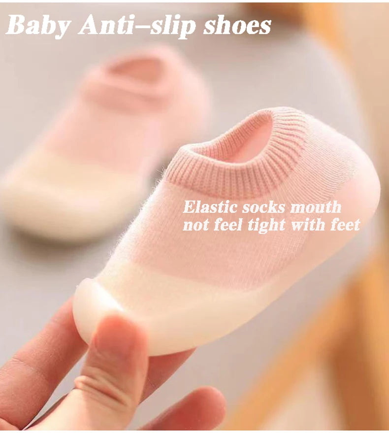 Baby Socks Shoes Infant Color Matching Cute Kids Boys Shoes Doll Soft Soled Child Floor Sneaker BeBe Toddler Girls First Walkers