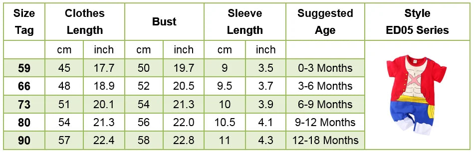 Baby Girl Boy Costume Anime Clothes Newborn Romper Infant Luffy Akatsuki Vegeta Cosplay Jumpsuit Toddler Halloween Costume 0-18M