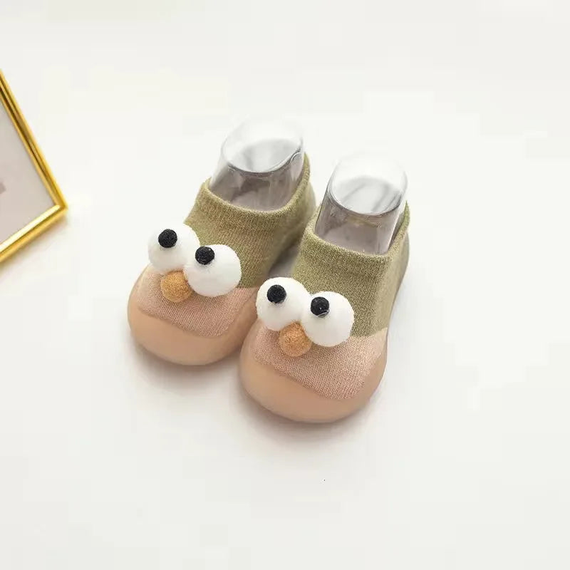 Baby Socks Shoes Infant Color Matching Cute Kids Boys Shoes Doll Soft Soled Child Floor Sneaker BeBe Toddler Girls First Walkers