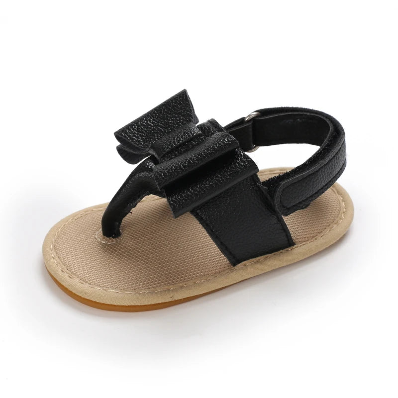 2023 New Big Bow 0-18 Month Baby Princess Shoes Sandal Breathable And Comforter Walking Shoes