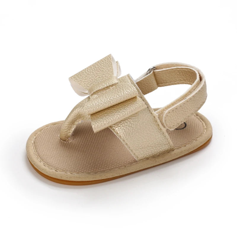 2023 New Big Bow 0-18 Month Baby Princess Shoes Sandal Breathable And Comforter Walking Shoes