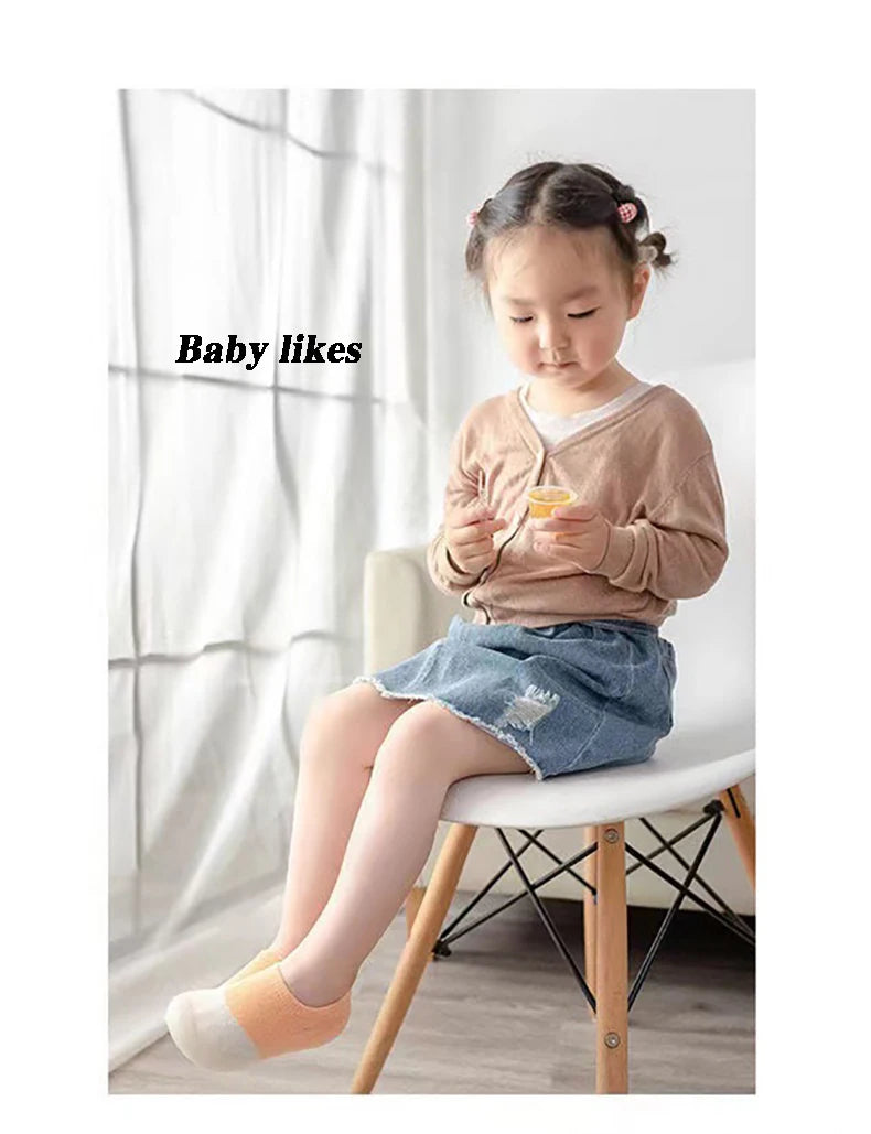 Baby Socks Shoes Infant Color Matching Cute Kids Boys Shoes Doll Soft Soled Child Floor Sneaker BeBe Toddler Girls First Walkers