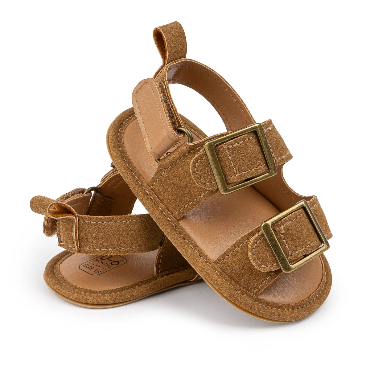 Infant Casual Style Buckle Decoration Beach Baby Sandals Anti-slip Comfortable Soft-soled Baby First Walkers