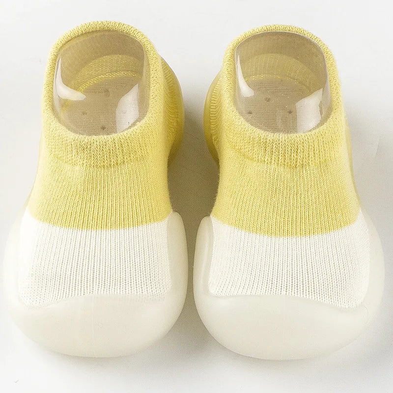 Baby Socks Shoes Infant Color Matching Cute Kids Boys Shoes Doll Soft Soled Child Floor Sneaker BeBe Toddler Girls First Walkers