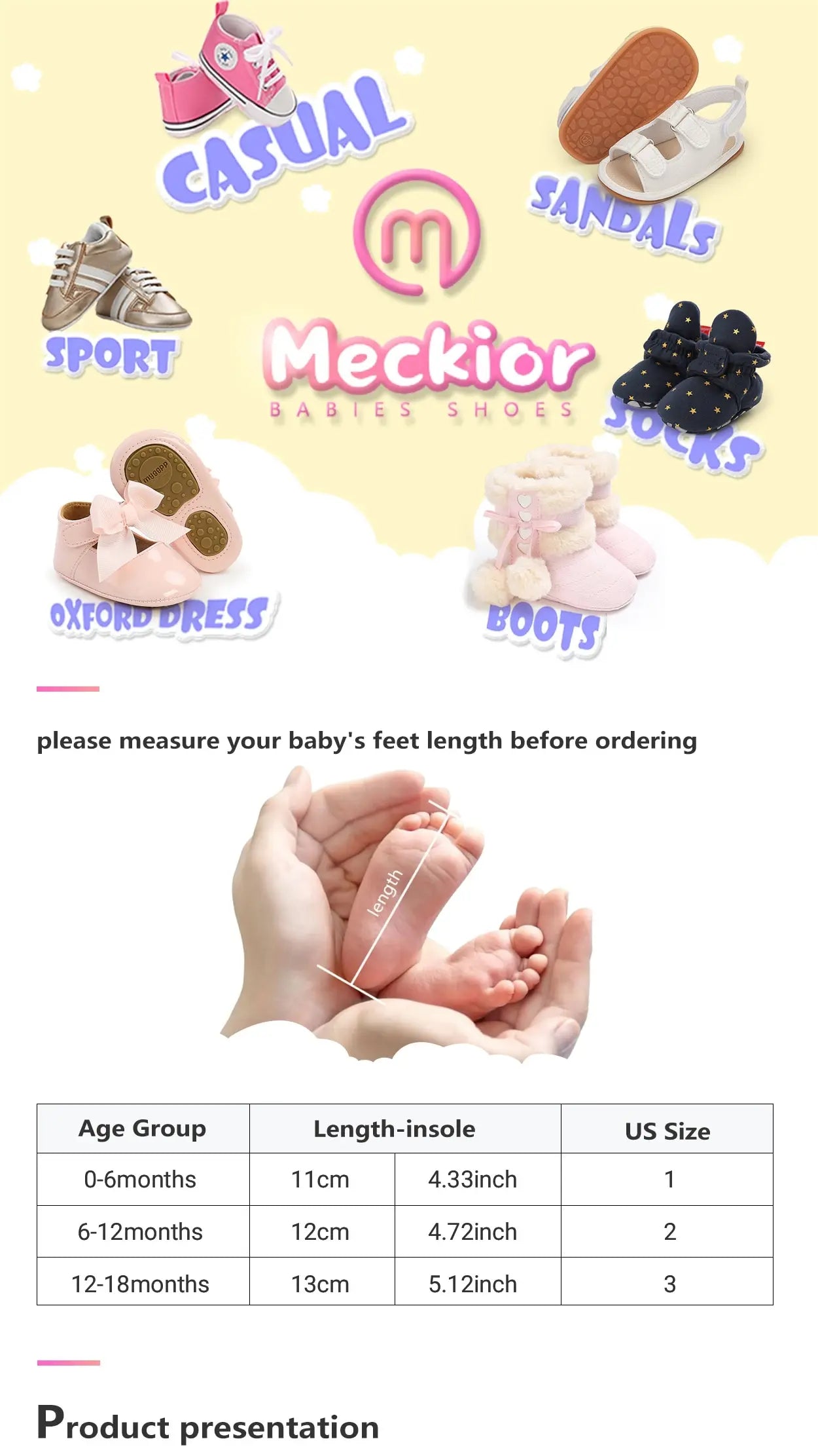 Infant Casual Style Buckle Decoration Beach Baby Sandals Anti-slip Comfortable Soft-soled Baby First Walkers