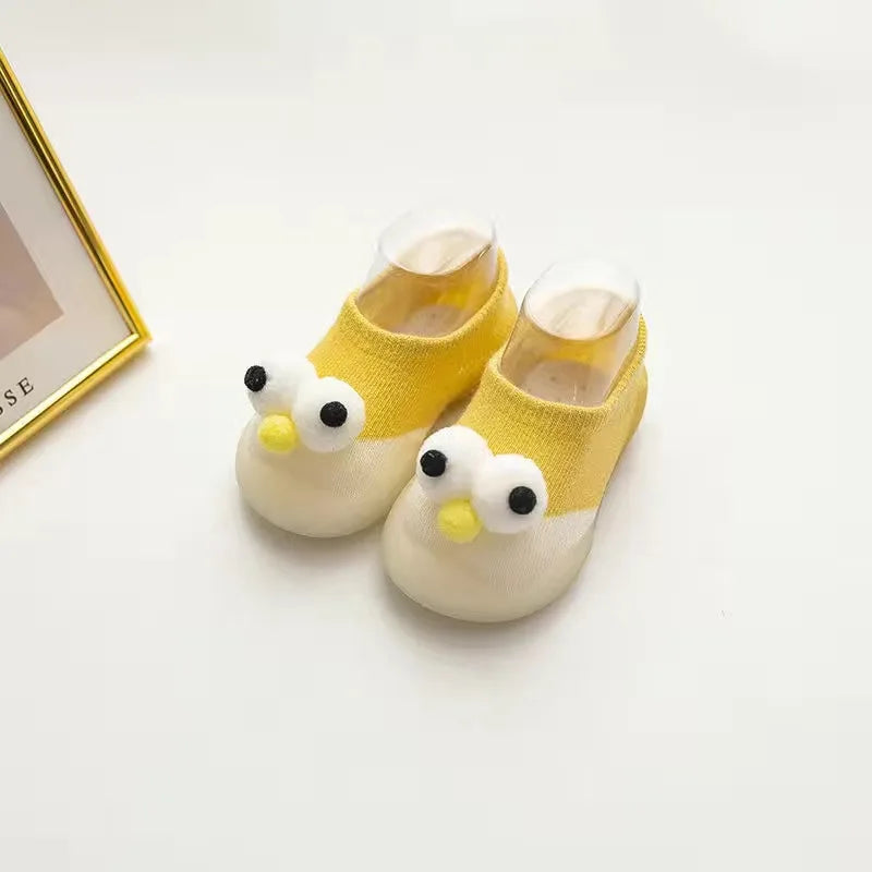 Baby Socks Shoes Infant Color Matching Cute Kids Boys Shoes Doll Soft Soled Child Floor Sneaker BeBe Toddler Girls First Walkers
