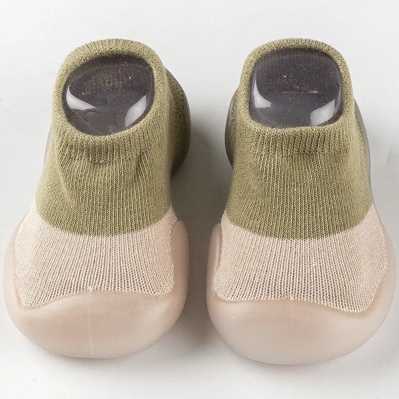 Baby Socks Shoes Infant Color Matching Cute Kids Boys Shoes Doll Soft Soled Child Floor Sneaker BeBe Toddler Girls First Walkers